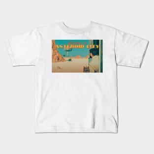 Asteroid City Postcard Augie Kids T-Shirt